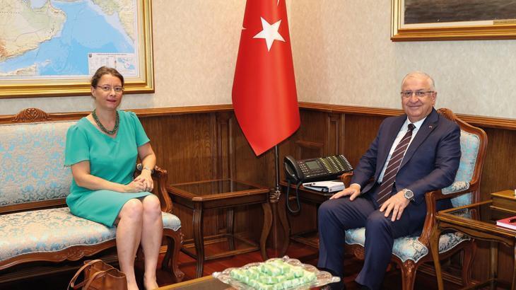 Yaşar Güler, Fransa’nın Ankara Büyükelçisi Dumont’u kabul etti